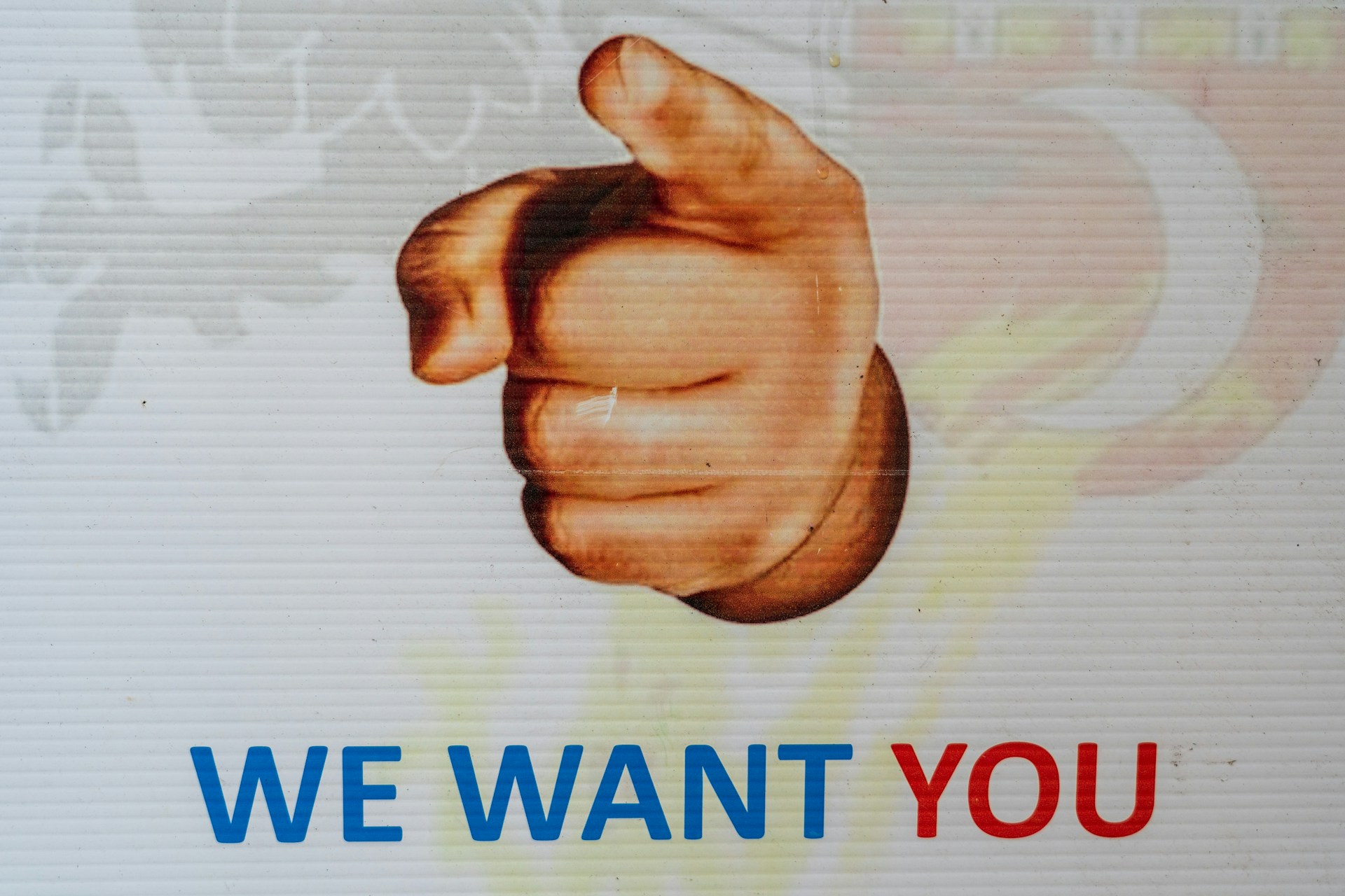 we want you